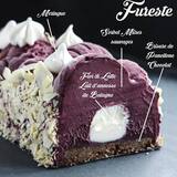 Buche de noel fruits rouges restaurant i fuletti penta di casinca corse