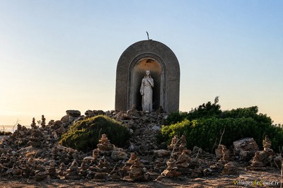 Statue de Sainte Dévote, le 10/08/2024