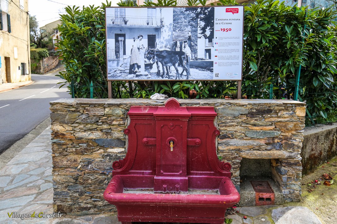 Fontaine - Ancienne fontaine - Sant Andréa di Cotone