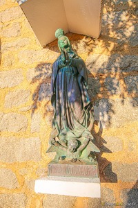 Statue Unserer Lieben Frau von Guadalupe in Casaglione, am 23.08.2022