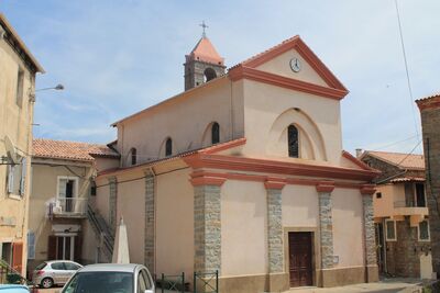 Sankt-Fridien-Kirche in Casaglione, am 10.05.2014