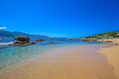 Tiuccia Strand in Casaglione, am 22.08.2022