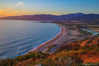 Liamone Strand in Casaglione, am 23.08.2022