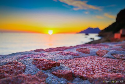 Granite Rouge Porto Coucher de Soleil Ota Corse - 24/08/2022