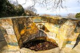 Saint Michel Fountain in Murato, on 26/02/2019