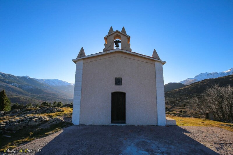 Sankt-Pankratius-Kapelle in Corscia, am 16.02.2019