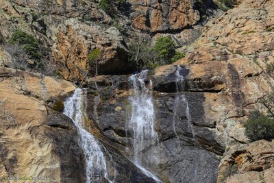 Falconaia-Wasserfall in Corscia, am 16.02.2019