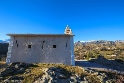 Sankt-Pankratius-Kapelle in Corscia, am 16.02.2019