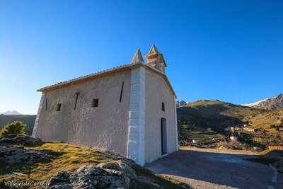 Sankt-Pankratius-Kapelle in Corscia, am 16.02.2019