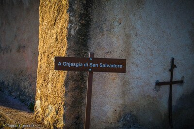 San-Salvadore-Kirche in Corscia, am 16.02.2019