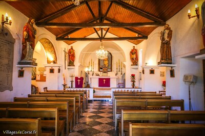 Kirche Sankt Hippolyt und Sankt Kassian in Argiusta Moriccio, am 06.07.2021