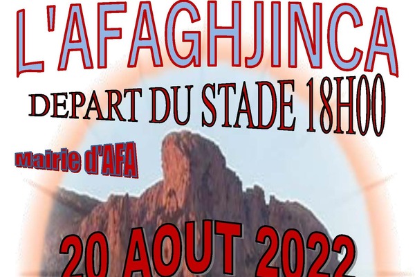 Course l'Afaghjinca à Afa, samedi 20 août 2022