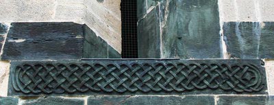 Skulptur geflochtenes seil kirche saint michel murato