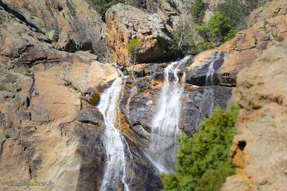 Falconaghja Waterfall - Niolu - Upper Corsica