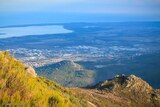 Blick auf den Biguglia-Teich