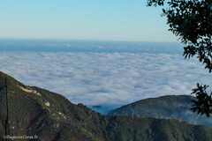 Wolken Korsische Berge